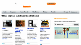 What Encontraresende.com.br website looked like in 2017 (6 years ago)