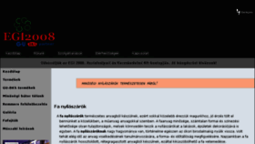 What Enyedi.hu website looked like in 2017 (6 years ago)
