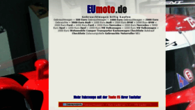 What Eumoto.de website looked like in 2017 (6 years ago)