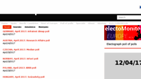 What Electograph.com website looked like in 2017 (6 years ago)
