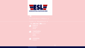 What Esl-eastafrica.com website looked like in 2017 (6 years ago)
