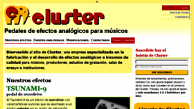 What Efectoscluster.com.ar website looked like in 2017 (6 years ago)