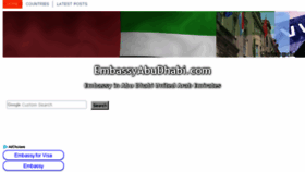 What Embassyabudhabi.com website looked like in 2017 (6 years ago)