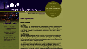 What Eventlogistics.com website looked like in 2017 (6 years ago)