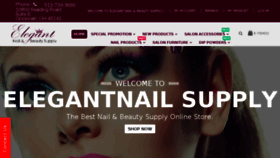 What Elegantnailsupply.com website looked like in 2017 (6 years ago)