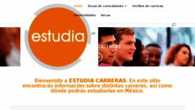 What Estudia-carreras.com website looked like in 2017 (6 years ago)