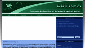 What Eufapa.eu website looked like in 2017 (6 years ago)