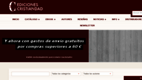 What Edicionescristiandad.es website looked like in 2017 (6 years ago)