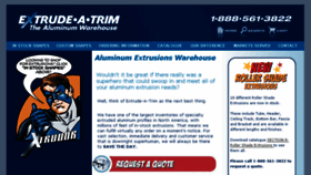 What Extrude-a-trim.com website looked like in 2017 (6 years ago)