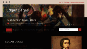 What Edgar-degas.org website looked like in 2017 (6 years ago)