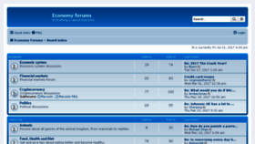 What Economyforums.com website looked like in 2017 (6 years ago)