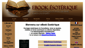 What Ebookesoterique.com website looked like in 2017 (6 years ago)