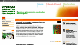 What Emozioak.net website looked like in 2017 (6 years ago)