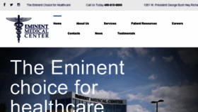 What Eminentmedicalcenter.com website looked like in 2017 (6 years ago)
