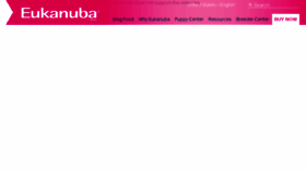 What Eukanuba-eu.com website looked like in 2017 (6 years ago)