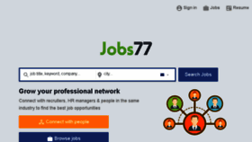 What Eujobs77.com website looked like in 2017 (6 years ago)