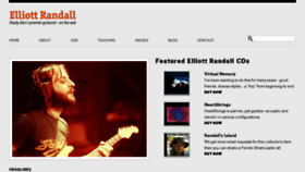What Elliott-randall.com website looked like in 2017 (6 years ago)