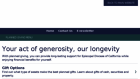 What Episcopalgift.org website looked like in 2017 (6 years ago)