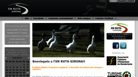 What Enrutagirona.com website looked like in 2017 (6 years ago)