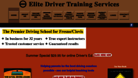 What Elitedrivertrainingservices.com website looked like in 2017 (6 years ago)