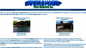 What Eversharppowerequipment.com website looked like in 2017 (6 years ago)