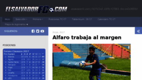 What Elsalvadorfc.com website looked like in 2017 (6 years ago)