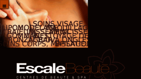 What Escalebeaute.com website looked like in 2017 (6 years ago)