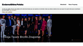 What Endemol.pl website looked like in 2017 (6 years ago)
