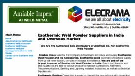 What Exothermicweldpowder.in website looked like in 2017 (6 years ago)