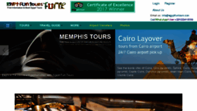 What Egyptfuntours.com website looked like in 2017 (6 years ago)