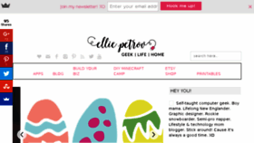What Elliepetrov.com website looked like in 2017 (6 years ago)