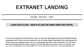 What Extranetlanding.org website looked like in 2017 (6 years ago)