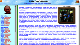 What Eddiecross.africanherd.com website looked like in 2017 (6 years ago)