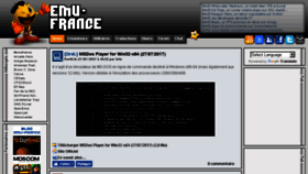 What Emu-france.info website looked like in 2017 (6 years ago)