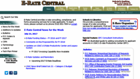 What Eratecentral.com website looked like in 2017 (6 years ago)