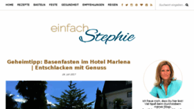 What Einfachstephie.de website looked like in 2017 (6 years ago)
