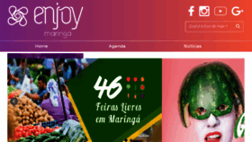 What Enjoymaringa.com.br website looked like in 2017 (6 years ago)