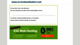 What Evrendenalhaberi.com website looked like in 2017 (6 years ago)