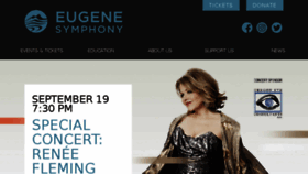 What Eugenesymphony.org website looked like in 2017 (6 years ago)