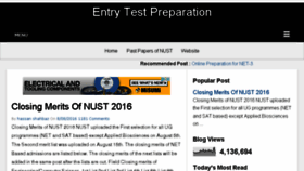 What Entrytest-preparation.blogspot.com website looked like in 2017 (6 years ago)