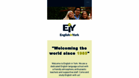 What English-in-york.co.uk website looked like in 2017 (6 years ago)