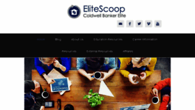 What Elitescoop.com website looked like in 2017 (6 years ago)