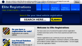 What Eliteregistrations.co.uk website looked like in 2017 (6 years ago)