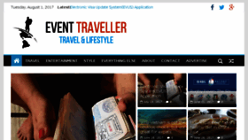 What Event-traveller.com website looked like in 2017 (6 years ago)