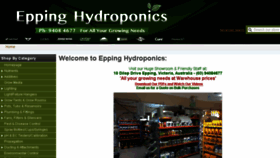 What Eppinghydroponics.com.au website looked like in 2017 (6 years ago)