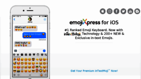 What Emojixpress.com website looked like in 2017 (6 years ago)