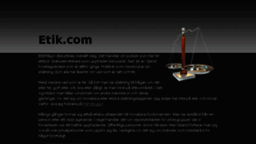 What Etik.com website looked like in 2017 (7 years ago)