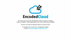 What Encodedcloud.com website looked like in 2017 (6 years ago)