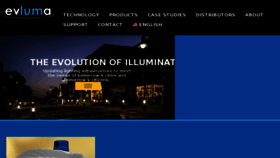 What Evluma.com website looked like in 2017 (6 years ago)