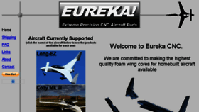 What Eurekacnc.com website looked like in 2017 (6 years ago)